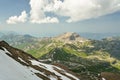 View from Schilthorn on Swiss Alps