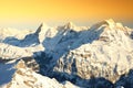 View from Schilthorn, Switzerland Royalty Free Stock Photo