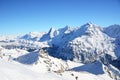 View from Schilthorn, Switzerland Royalty Free Stock Photo