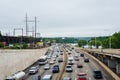 View of the Schuylkill Expressway, in Philadelphia, Pennsylvania