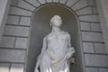 View of Scientia statue in Alessandro Volta Temple