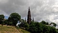 A View of Scott Monument Located in Princes Street Gardens, Edinburgh