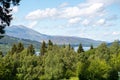 View of Scottish Hills with Trees Royalty Free Stock Photo