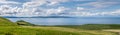 A view of the sea and a bay as seen from Skye Museum of Island Life