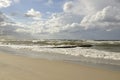 View on the sea from beach side.