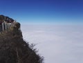 View the sea of clouds on Mount Emei, Sichuan