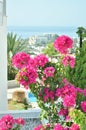 View of the sea coast and the city of Bodrum. Royalty Free Stock Photo