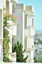 View of the sea coast and the city of Bodrum. Royalty Free Stock Photo