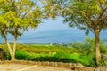 Sea of Galilee Kinneret lake from Mount Beatitude