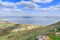 A view of the Sea of Galilee from Mount Arbel