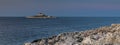 View of sea from the island of Hvar