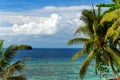 View of Sea from Kadidiri island. Indonesia Royalty Free Stock Photo