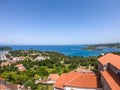 Vrsar - A view on the Mediterranean Sea Royalty Free Stock Photo