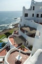 View of the sea from Punta Ballena, Punta del Este Uruguay, Casapueblo. This is a hotel and a gallery art where use to work the Royalty Free Stock Photo