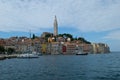 View from the sea of Rovinj, in Istria, Croatia