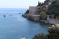 The view to the old shipyard in Alanya