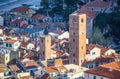 View of sea village of Noli, Savona, Italy