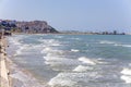 View of the sea village of Rodi Garganico in Apuglia, Adriatic sea, Italy Royalty Free Stock Photo