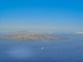 View of the sea and Volcano Caldera in Santorini