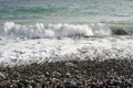 View of sea wave on the beach