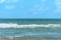 View of the sea and the waves of Recife Royalty Free Stock Photo