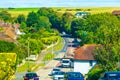 View of Seaford A259 road in East Sussex UK Royalty Free Stock Photo