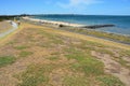 View from the seaside beach of nearby Melbourne Australia