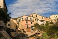 View of the seaside village of Tellaro. Lerici.