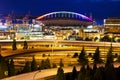 The View of Seattle from Dr Jose Rizal Bridge Royalty Free Stock Photo