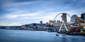 Seattle Ferris Wheel from the Ferry.