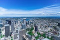 Downtown Seattle Washington from Above Royalty Free Stock Photo