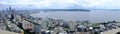 Seattle, Wahsington waterfront panoramic Royalty Free Stock Photo