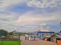 view of Seba Harbor, one of the harbors on Sabu Raijua Island, Indonesia Royalty Free Stock Photo