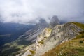 View of the Seceda peak. South Tyrol. Dolomites. Italy