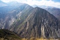 the second deepest canyon in the world: The ApuriÂ­mac Canyon with 4,691 mts, ApurÃÂ­mac Cuzco.peru Royalty Free Stock Photo