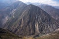 the second deepest canyon in the world: The ApurÃÂ­mac Canyon with 4,691 mts, ApurÃÂ­mac Cuzco.peru Royalty Free Stock Photo