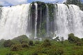 View of a section of the Iguazu Falls, from the Brazil side