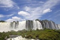 View of a section of the Iguazu Falls, from the Brazil side