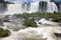 View of a section of the Iguazu Falls, from the Brazil side