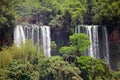 View of a section of the Iguazu Falls, from the Brazil side