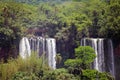 View of a section of the Iguazu Falls, from the Brazil side