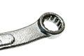 View of section of a metal wrench