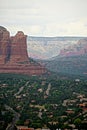 View of Sedona, Arizona, from Airport Mesa