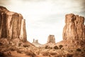 A landscape photo of the rock formations at Sedona Monument Valley