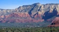 A View of Sedona and the Red Rocks Royalty Free Stock Photo