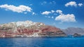 Santorini, Cyclades Islands, Greece. Royalty Free Stock Photo