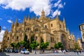 Segovia Cathedral, a Gothic-style Catholic cathedral in Segovia, Spain