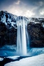 View of Seljalandfoss Waterfall