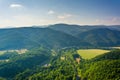 View from Seneca Rocks, Monongahela National Forest, West Virgin Royalty Free Stock Photo