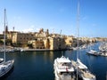 View of Senglea (Isla) from Vittoriosa (Birgu) waterfront, The Three Cities, MALTA